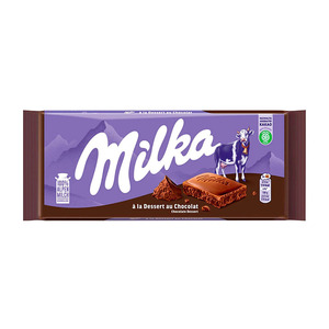 ขนมทำจากนมรังผึ้งมีไส้ช็อกโกแลต Milkaa แบบแซนด์วิชนมเฮเซลนัท100กรัมขนมรสช็อกโกแลตนมแสนอร่อย - Product Image 5