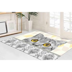 Alfombra Estampada - Alfombra con Diseño de Gato, Alfombras Divertidas con Gatos, Alfombras de Animales, Alfombra de Chenilla - Product Image 4