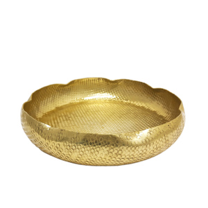 Bol rond en aluminium et fer Couleur argent et noir Bol décoratif pour Halloween et décoration de table Personnalisé - Product Image 4