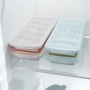 Kari <strong>Ice</strong> <strong>Cube</strong> <strong>Tray</strong> 12 Slots (with Storage Box) BPA Free Lid and Bin Storage Box Silicone <strong>Round</strong> Molds Mini Food for Kitchen