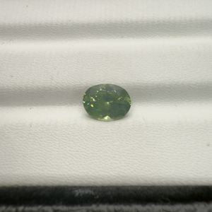 เพทายตัดทรงรีตามธรรมชาติอัญมณีหลวมสีเขียวสวยสำหรับทำเครื่องประดับ - Product Image 2