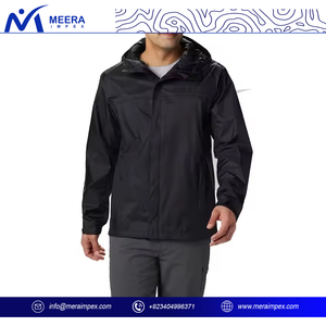 Custom Logo <b>Lightweight</b> Waterproof Eco-Friendly High Street Hooded <b>Rain</b> <b>Jacket</b> for <b>Men</b> Winter Outdoor Team Promotional Events - Product Image 2