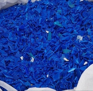Blue HDPE Flakes Irregular Fragments Injection Molding Grade High Impact Resistance Sports Equipment Use - Product Image 3