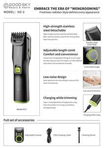 Recortadora de Pelo Facial <span class=keywords><strong>y</strong></span> Corporal GOODSKY <span class=keywords><strong>para</strong></span> Hombre, Máquina <span class=keywords><strong>para</strong></span> Cortar Vello de <span class=keywords><strong>Bigote</strong></span>, <span class=keywords><strong>Barba</strong></span> <span class=keywords><strong>y</strong></span> Estilos de Cabello - Product Image 4