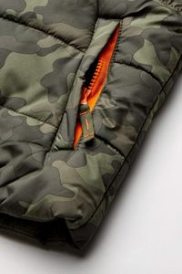 Nouvelle veste matelassée d'hiver de qualité supérieure, coupe-vent, avec fermeture éclair en nylon personnalisée, pour garçons, tout-petits et hommes - Product Image 2