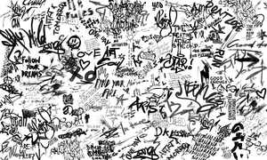 Tùy chỉnh hiện đại nghệ thuật đường phố thơ graffiti hình nền và bức tranh tường dán tường cho sofa phòng khách và hành lang tường Giấy - Product Image 3