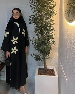 Abaya de Manga Larga de Seda Hecha a Mano de Primera Calidad, Antiarrugas, para Mujer, Color Personalizado, Ropa de Oración, Talla Adulto - Product Image 6