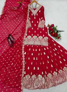 Designer Lehenga Choli Avec Broderie Séquence Travail Dupatta Pour Femmes, Mariage Lehenga, Réception Porter Lehenga, Fonction - Product Image 3