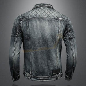 Meilleure vente Veste confortable de moto pour hommes Veste de moto en jean légère personnalisée OEM - Product Image 2
