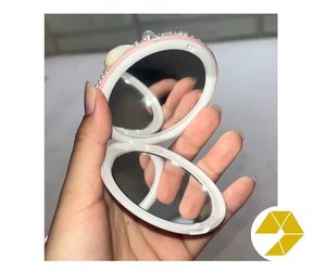 Miroir coquillage élégant fait à la main Coquillages en mélange naturel du Vietnam Miroir coquillage pliable portable pour la plage Élégance en vrac à vendre - Product Image 4