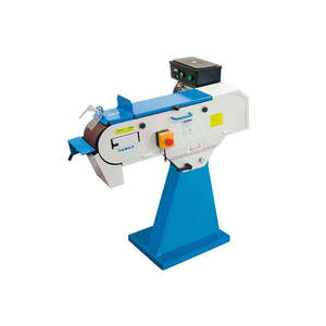 Ponceuse à bande large neuve et d'occasion pour le travail du bois, ponceuse à tambour inclinable avec moteur 220V, engrenage à roulement, machine à poncer le bois à 100% - Product Image 1