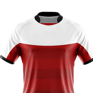 Conjuntos de Uniformes de Rugby Transpirables y Absorbentes de Humedad, Color Personalizado OEM, 100% Poliéster, Nombre del Equipo Personalizado, Precio de Fábrica - Product Image 6