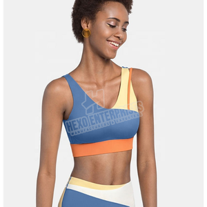 Soutien-gorge de sport personnalisé imprimé Sublimation Yoga de soutien complet 100% polyester femmes soutien-gorge de sport pakitan - Product Image 6