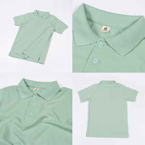 เสื้อยืดโปโลโทนสีพาสเทล2024ผ้าฝ้ายโพลี - Product Image 3
