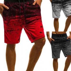 Haute meilleure qualité vente directe d'usine Logo personnalisé imprimé Sublimation conseil hommes Shorts taille élastique coton High Street Style - Product Image 3