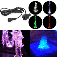 Pompe de fontaine submersible certifiée ETL Barst JR-1500LV 400GPH, LED 25W, ultra silencieuse, AC 12V, garantie 12 mois, cordon de 6,5 pieds pour