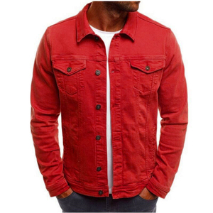 Veste en jean rétro pour hommes, style streetwear pour l'extérieur, manteau de jean grande taille au design personnalisé, vente en gros - Product Image 5