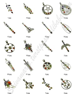 Vintage Trendy 925 Sterling Silver Pietersite Gemstone Pendant Fine Jewelry avec Gold Plating - Product Image 5