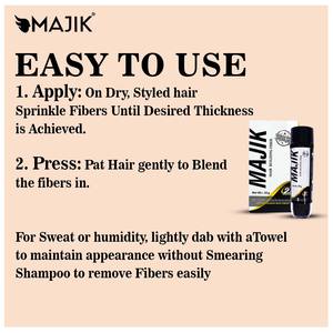Real <b>Hair</b> <b>Fibers</b> Spray for Thinning <b>Hair</b> Fill In Fine or Thinning <b>Hair</b> Instantly Thicker - Product Image 6