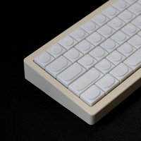 White Jade Building Block Keycaps Retro Simple PBT Keycap Low Profile Keycaps 115 Keys for Mx Switch Mechanical Keyboard