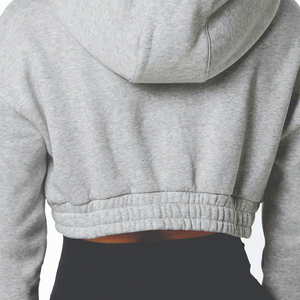 Hoodie court à manches longues pour femme, coupe classique, impression de logo personnalisée, qualité supérieure - Product Image 5