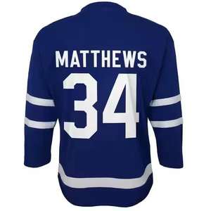Maillot de hockey sur glace authentique Matthews 34 Toronto Maple Leafs Lemieux 66 Pittsburgh Penguins Bruins Noir Or Vêtements de sport d'équipe - Product Image 3
