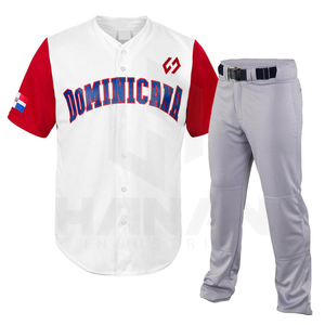 Nuevo precio razonable uniforme de béisbol mejor calidad ligero, transpirable Jersey y pantalones para deportes de equipo - Product Image 1