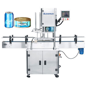 60 علبة/دقيقة آلة خياطة أوتوماتيكية للوجبات الخفيفة يمكن تعليب جرة التونة الأليفة آلة التعبئة والإغلاق - Product Image 1