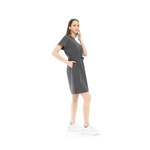 Abito in visone con cintura da donna - Product Image 6
