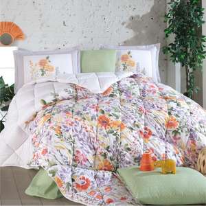Galya V1 <b>Green</b> <b>Duvet</b> Cover <b>Set</b> Clasy <b>Double</b> Ranforce Sleeping <b>Set</b> - Product Image 1