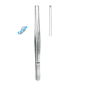 Fórceps de tejido de acero inoxidable de alta calidad 1x2 dientes delgados 16cm/6,25 "fabricante de instrumentos quirúrgicos - Product Image 1