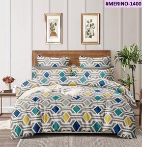 Parure de draps de lit double de qualité supérieure, taille king, 130 GSM, tissu doux et lisse, confortable, durable, de haute qualité - Product Image 3