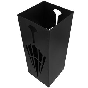 Support de parapluie en fer durable finition résistante à la rouille artisanat en métal pour la maison bureau hôtel hall entrée couloir décor - Product Image 3