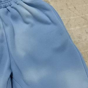 Survêtements brodés délavés de couleur personnalisée, survêtements de haute qualité pour hommes, matière respirante, survêtements pour hommes - Product Image 6