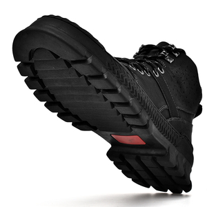 Leather Laces Safety <b>Boots</b> <b>Men's</b> <b>Waterproof</b> Anti-Slip Outsole Steel Toe Customizable Color/Size Factory Use High Quality Hiking - Product Image 2