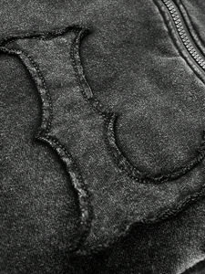 เสื้อแจ็คเก็ตผู้ชาย เสื้อสตรีทแวร์ผู้ชายแบบมีซิป เสื้อสตรีทแวร์ผู้ชาย เสื้อสเวตเชิ้ตผู้ชาย เสื้อสเวตเชิ้ตสีน้ำตาลแบบมีซิป เสื้อฮู้ดดี้ผู้ชาย เสื้อแจ็คเก็ตฮู้ดดี้ผู้ชายลายตัวอักษร - Product Image 2