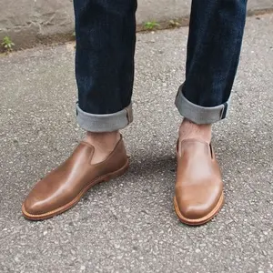 精致男士皮革休闲服棕色休闲鞋新设计棕色鞋各种尺寸