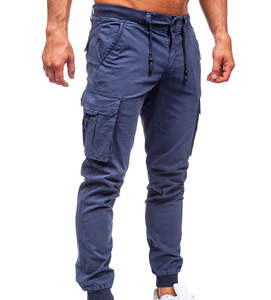 Pantalones Cargo Tácticos Casuales para Hombre, Ligeros, 100% Algodón, Cintura Alta, Estilo Recto para Exteriores, Duraderos, de Secado Rápido, con Botones - Product Image 2