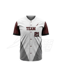 Uniformes de Béisbol Estampados en Oferta, 100% Poliéster, Colores y Logotipos Personalizados, Secado Rápido, Transpirables y Cómodos para Hombres Adultos - Product Image 4
