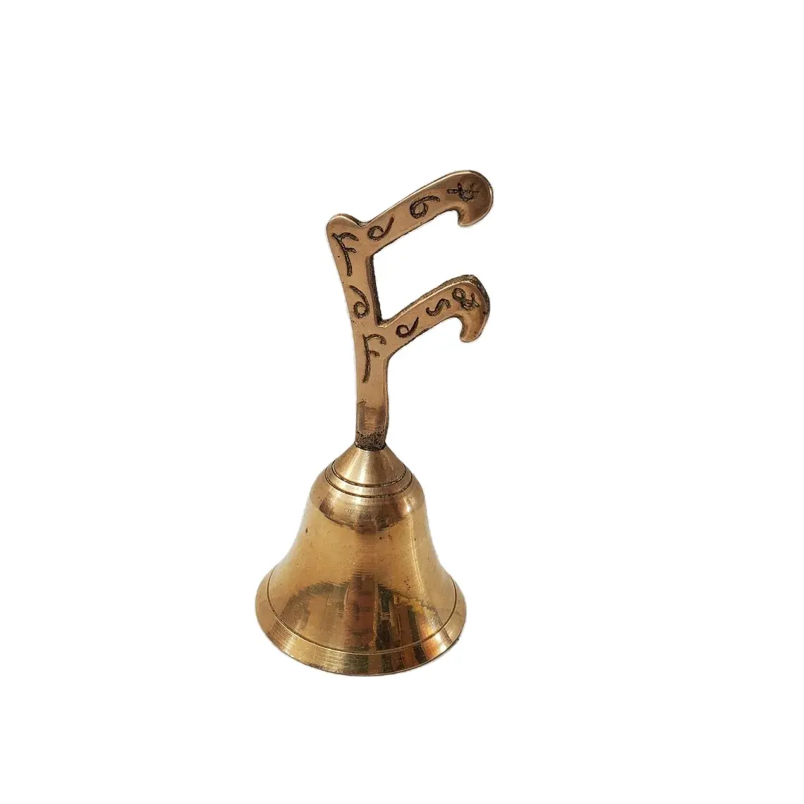 Elegante Prachtige Designer Massief Messing Handgemaakte Hand Bell Regio Hand Bell Home Decor Receptie Gietijzer Ross Box Met Handvat