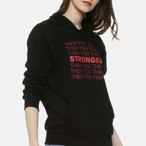 เสื้อฮู้ดแบบสวมศีรษะของผู้หญิงเสื้อผ้า100% คอตตอนสวมใส่สบายสำหรับฤดูหนาวสินค้าขายดีออนไลน์ - Product Image 4