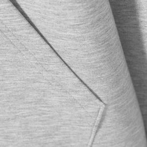 Nouveau sweat à capuche sport pour homme en gros, couleur unie, imprimé, imperméable, avec polaire en coton 220 g/m² - Product Image 4