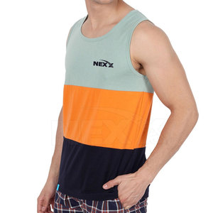 Camiseta sin Mangas de Alta Calidad para Hombre, de Algodón y Fibra de Bambú, Ecológica, de Secado Rápido, Transpirable, Ropa Deportiva con Colores Personalizados - Product Image 2