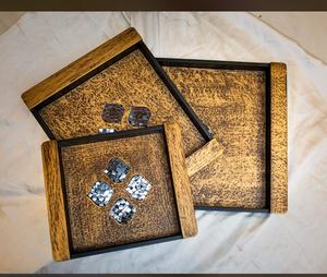 Cajas de pañuelos contemporáneas de madera hechas a mano con estilo y hermosas para uso doméstico en hoteles y restaurantes - Product Image 1