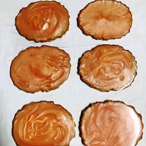 AGATE Hot Selling <b>Wooden</b> Marble Resin Customized Coaster Set with Natural & Customized Color Made in India - Product Image 5