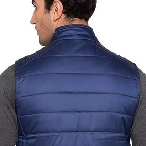 Vestes matelassées sans manches pour hommes fabriquées par des professionnels, vestes matelassées sans manches pour hommes personnalisées à vendre - Product Image 4