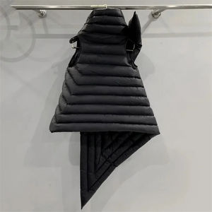 Men's High Quality <b>Long</b> Down Jacket Custom Plus Size Winter Puffer Hooded Fleece Collar <b>Canvas</b> Fabric for Outdoor Windbreakers - Product Image 6