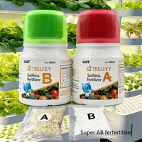 Nutrisi Hidroponik Premium a B untuk Sayuran Berdaun & Blueberry, Selada Hidroponik, Bayam, Kale, Blueberry yang Menyukai Keasaman