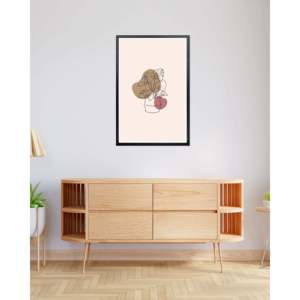 60 X 90 cm <b>Black</b> Wood Finish Picture <b>Frame</b> Classical Style Pine Wood Hanging Poster <b>Frame</b> for <b>A1</b> A2 A3 A5 Photos - Product Image 1