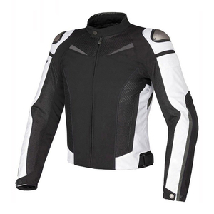 Chaqueta de cordura ligera con impresión de logotipo personalizado, ropa deportiva de carreras de motos en material de poliéster - Product Image 5